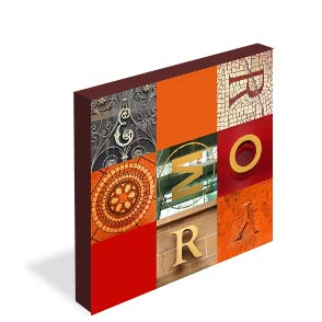 typokunstwerk rot