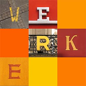 Typokunstwerk Werke